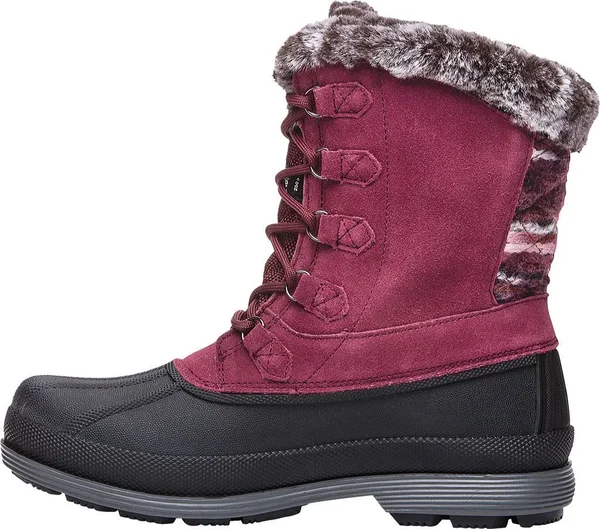 Propet Lumi Tall Lace Women's Boot - Berry Size 11