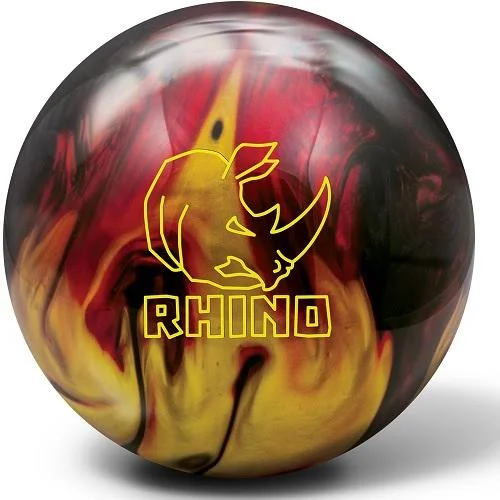 Brunswick Rhino Reactive Bowling Ball- Red/Black/Gold Pearl (16lbs)
