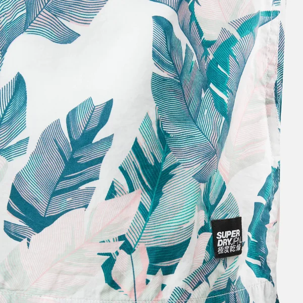 Superdry Hawaiian Box Short Sleeve Shirt - White - Casual Shirts