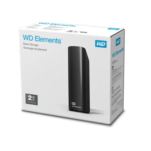WD Elements Desktop 2 TB External HDD - WDBWLG0020HBK - USB 3.0