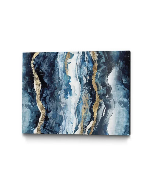 CLICART 16 in. x 20 in. Effectus I by Isabelle Z Wall Art - Blue/ White