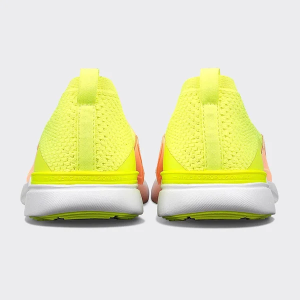 Women's APL Techloom Bliss Knit Running Shoe - Size 8 B - Yellow
