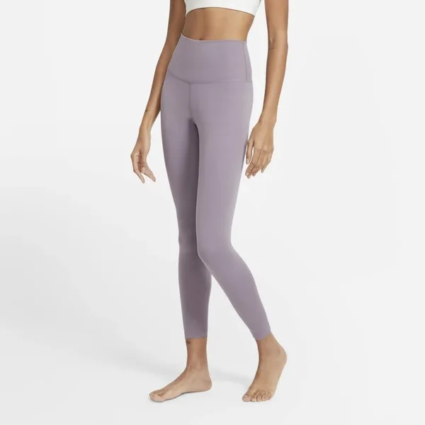 Nike Women's 7/8 Yoga Tights - XL, Purple