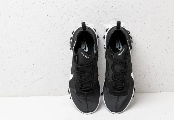 Nike, Women React Element 55 Sneakers Black 5