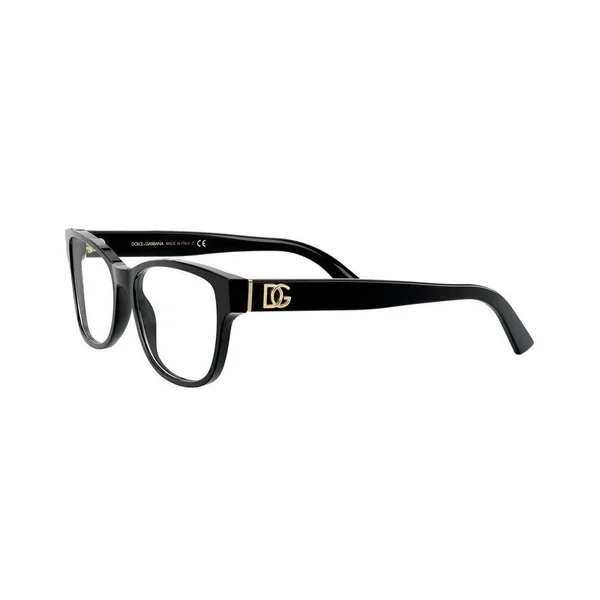 Dolce & Gabbana DG3326 Eyeglasses, 54-17-140, 501 Black