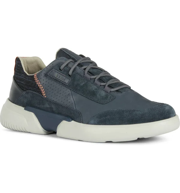 Geox Smoother Sneaker - Blue - 7Us