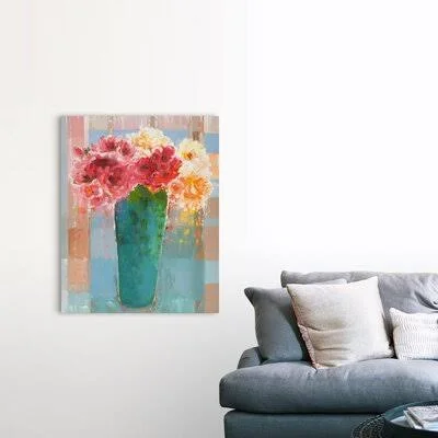 Regal & Romantic by Hooshang Khorasani - Painting Print on Canvas Winston Porter Format: Wrapped Canvas, Size: 45x22 H x 36x