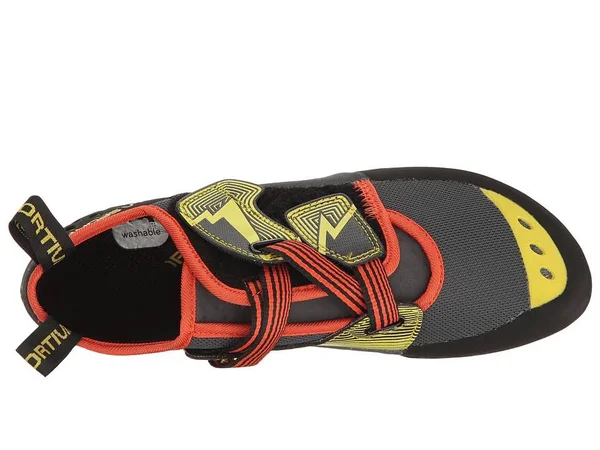 La Sportiva Men's Oxygym Climbing Shoe - 45 - Carbon, Sulphur