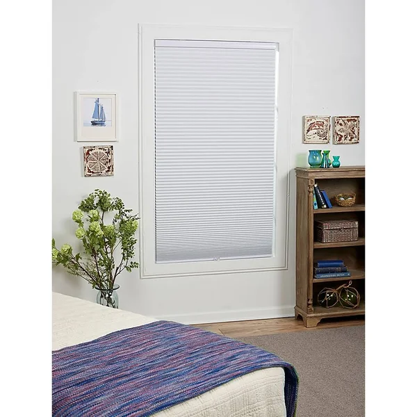 Eco Home Blackout 65x22 x 64x22 Cordless Cellular Shade in White