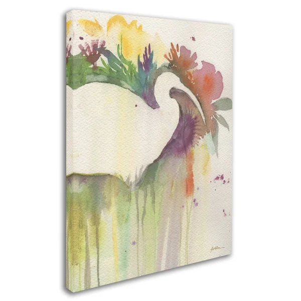 Trademark Art Sheila Golden 'Ibis Dream' Gallery-Wrapped Canvas Art
