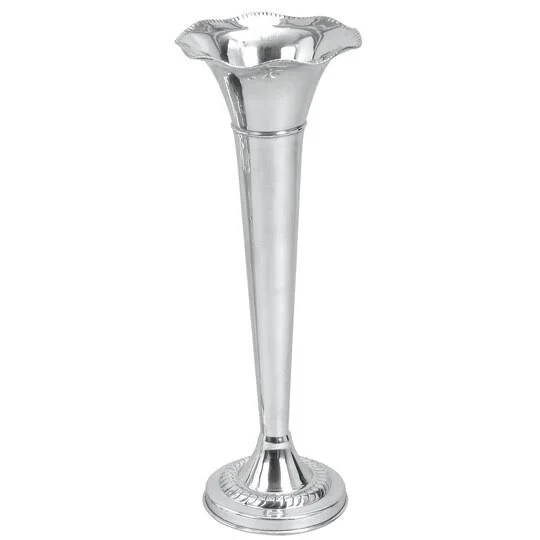 22x22 Silver Aluminum Traditional Vase by Ivory and Iris - Michaels
