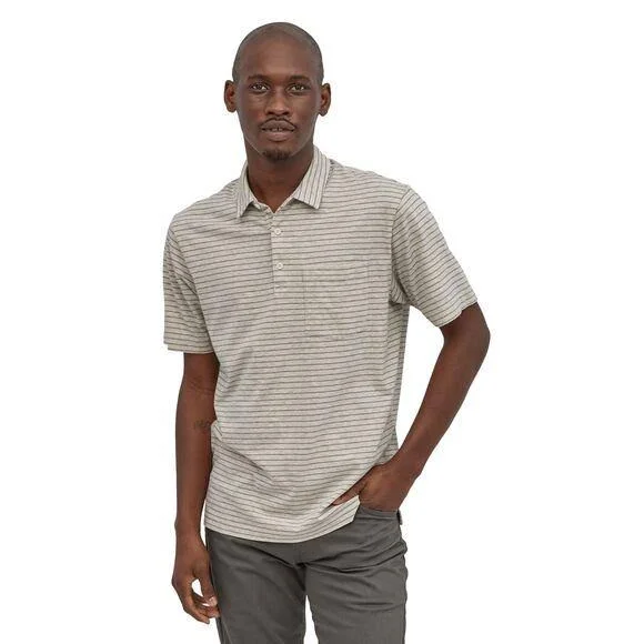 Patagonia Organic Cotton Lightweight Polo Men's - Birch White - Large