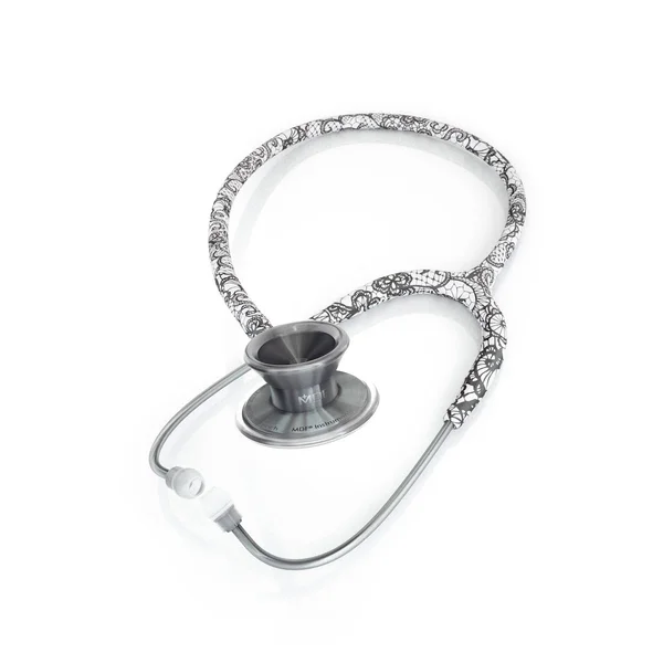 MD One Epoch Titanium Adult Stethoscope - Moulin Blanc, Gray