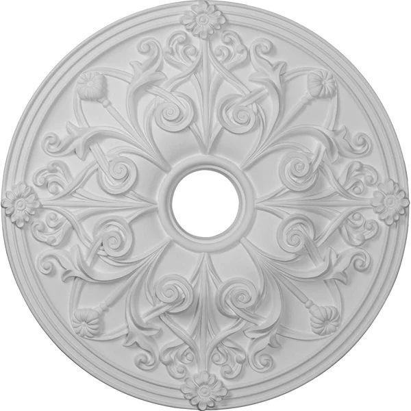 23 5/8x22OD x 3 7/8x22ID x 2 1/8x22P Jamie Ceiling Medallion (Firebrick)