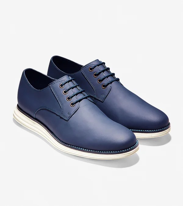 Men's Cole Haan Original Grand Plain Toe Oxford - Size: 8, Blue