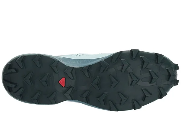 Salomon Women's Speedcross 5 Shoe 7.5 - Icy Morn/Hydro/Green Gables