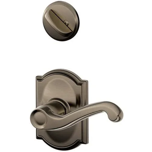 Schlage F59Fla605Camlh LH Flair Lever Camelot Rose Interior ACT