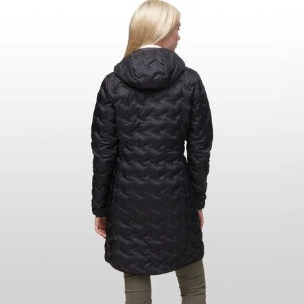 Columbia Delta Ridge Long Down Jacket - Women's Black, Xs
