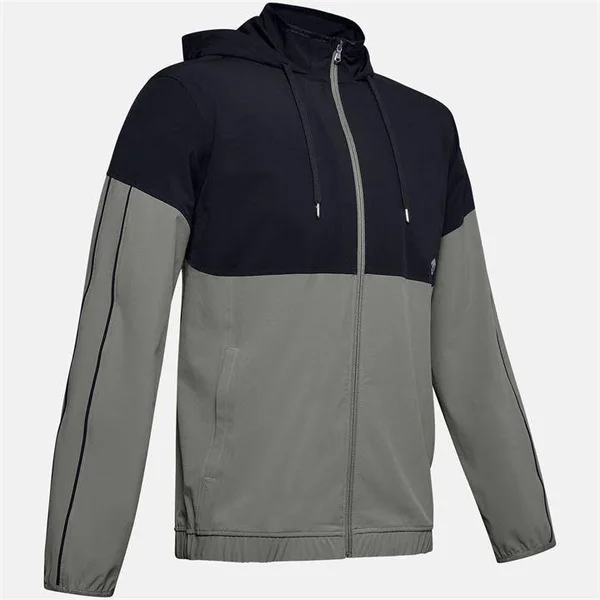 Under Armour Men's Recover Woven Warm-Up Jacket - Green, MD