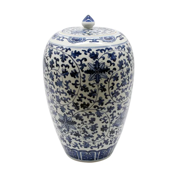 Legend of Asia Blue & White Pomegranate Ginger Jar
