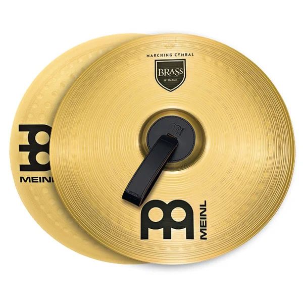Meinl Brass Marching Medium Cymbal Pair 16 in.