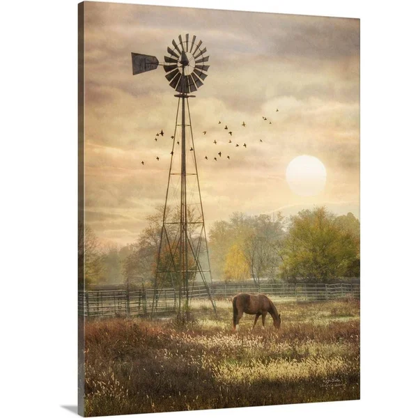 GreatBigCanvas Berks Co. Sunrise by Lori Deiter Canvas Wall Art - Multi-Color