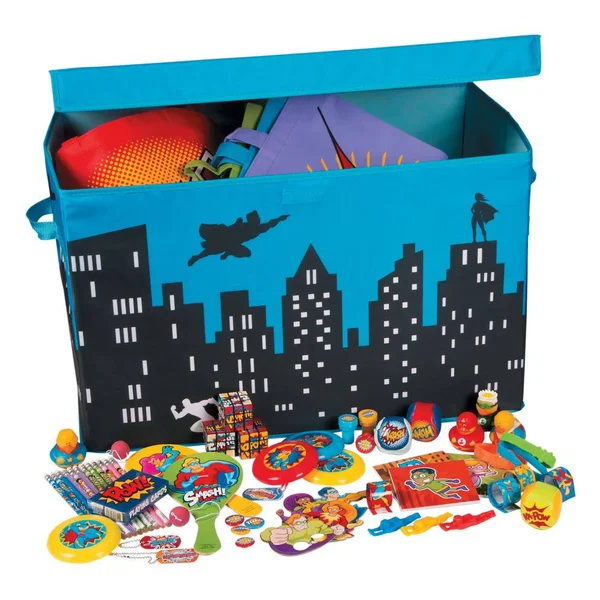 Fun Express Superhero Filled Chest Assortment - Toys - 501 Pieces