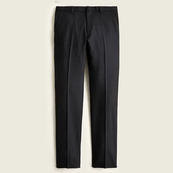 J.Crew Mens Ludlow Essential Slim-Fit Pant in Stretch Four-Season Wool (Size 34x34)