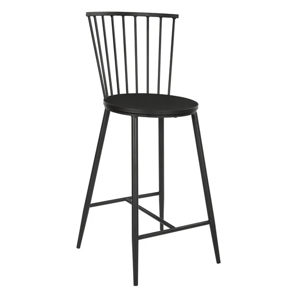 Osp Home Furnishings Bryce 26x22 Counter Stool, Black