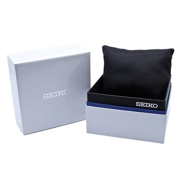 Seiko SGG735 Men's Watch - 37 mm - Two Tone Titanium Bracelet Case - Sapphire Crystal Quartz Black Dial
