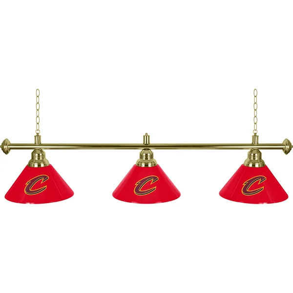 NBA 3 Shade Billiard Lamp Cleveland Cavaliers