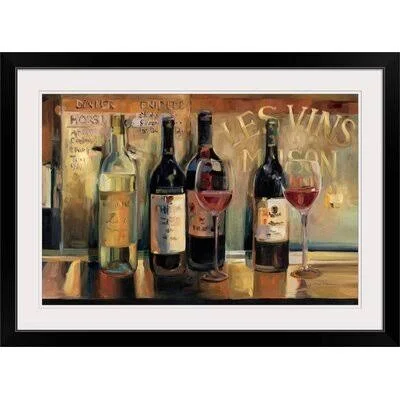 &Les Vins Maison& by Marilyn Hageman Painting Print Great Big Canvas Size: 20x22 H x 26x22 W x 1x22 D, Format: Black Framed