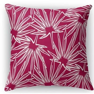 Square Pillow Cover & Insert Kavka Designs Color: Red - Size: 16x22H x 16x22W