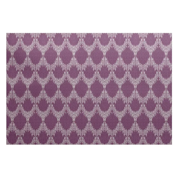 E by Design Peace Indoor/Outdoor Door Mat Purple, Size: 2 x 3 ft.