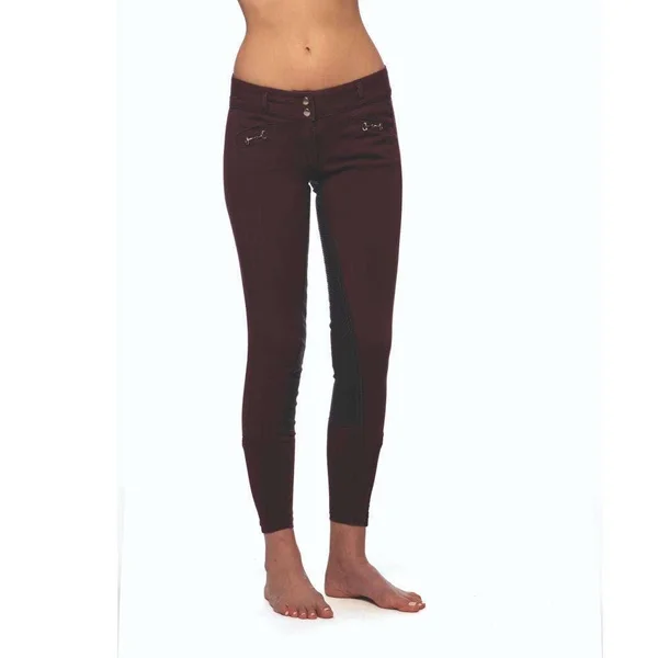 Goode Rider Couture Breech Full Seat - 24R - Mulberry