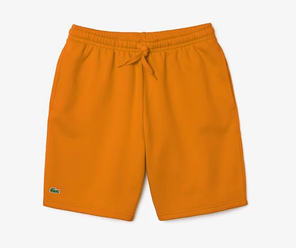 Lacoste Sport Tennis Fleece Shorts (Orange) 4XL
