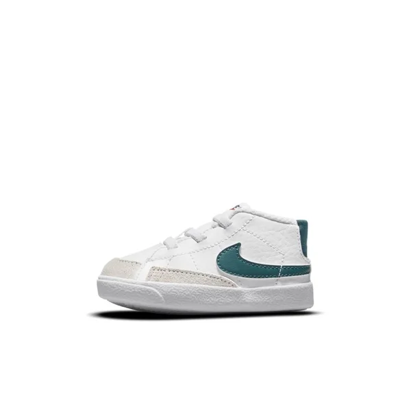 Nike Blazer Mid Crib Bootie in White - Size: 3C, DA5536-112