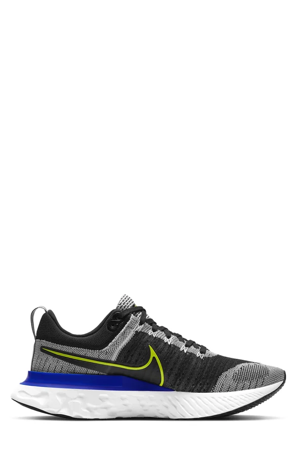 Nike React Infinity Run Flyknit 2 White/Black Men's Running Shoes - Size: 7.5