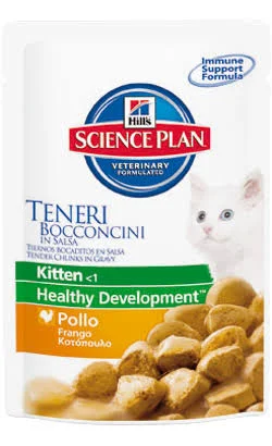 Hills Science Plan Feline Chunks & Gravy Kitten Pouch CH x 1