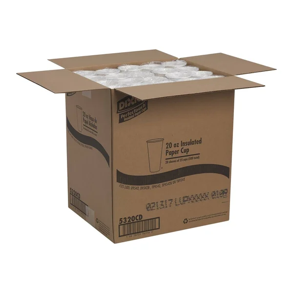 Dixie Hot Cups - Paper, 20oz, Coffee Dreams Design, 25/Pack, 20 Packs/Carton