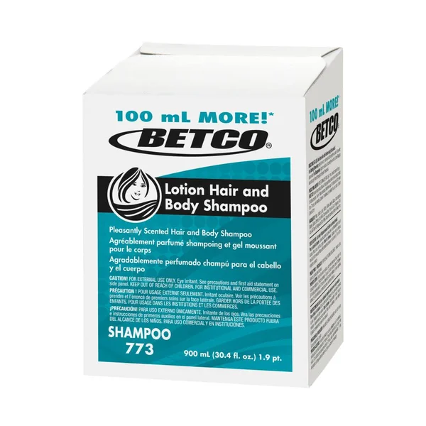 Betco Lotion Hair and Body Shampoo Refills - Fresh Scent, 30.4 oz, Pack of 12 Bottles