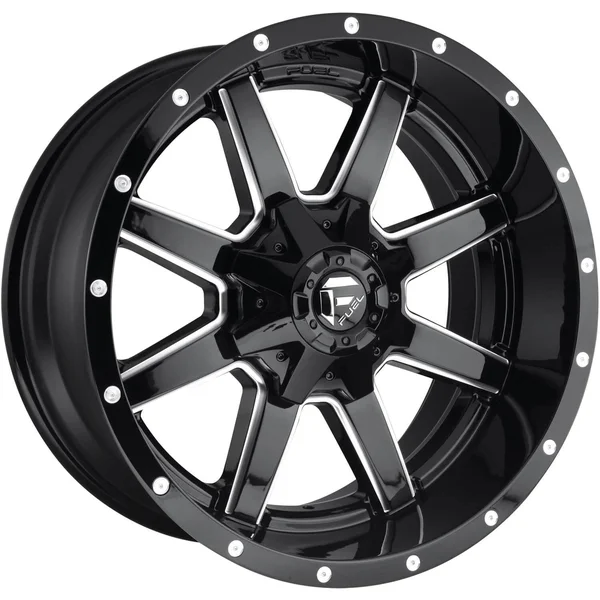 17x9 Fuel D610 Maverick Gloss Black Milled D61017909850