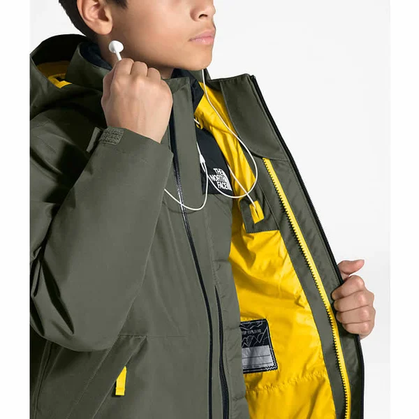 The North Face Boys& Fresh TRACKS Triclimate Jacket - Large - New Taupe Green