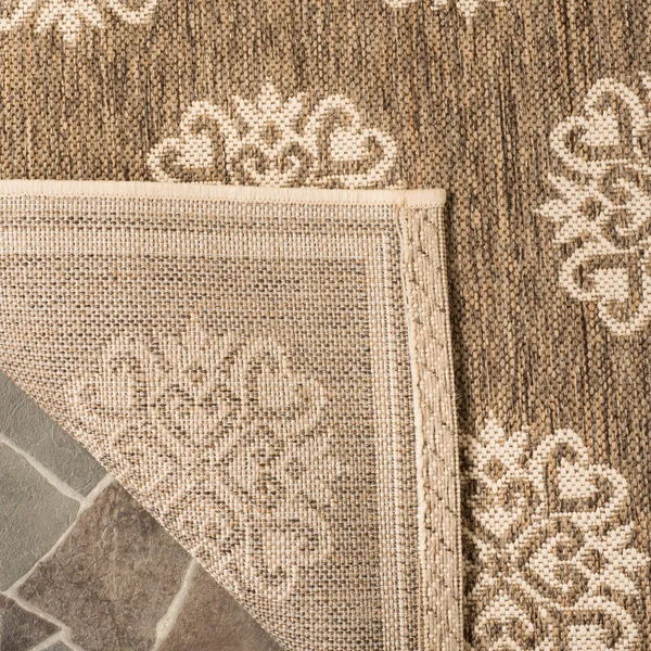 Safavieh 8&-6x22 x 12& Beach House BHS181B Beige Cream Rug