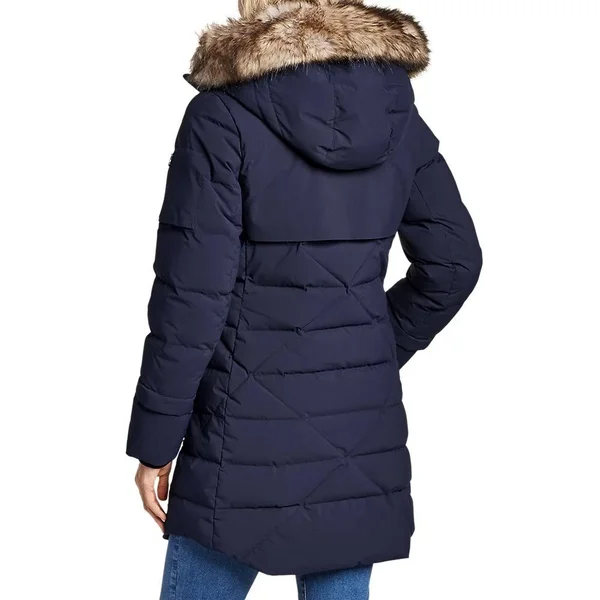 Eddie Bauer Women's Winter Coat Sun Valley Frost Down Parka - Blue - XXL