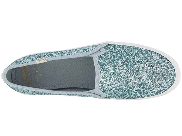Keds x Kate Spade New York Triple Decker Platform Glitter Sneakers - Light Blue 085M