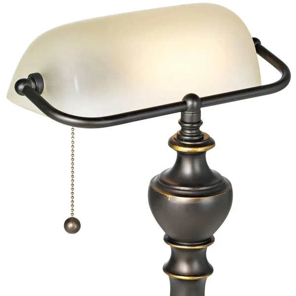 Regency Hill Traditional Piano Banker Table Lamp 16x22 High Antique Bronze Metal Alabaster Glass Shade for Office Table