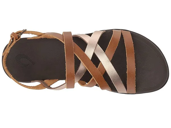Olukai Women's &Awe &Awe Sandal Sahara/Bubbly 10