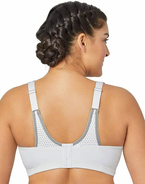 Glamorise White Underwire Sports Bra