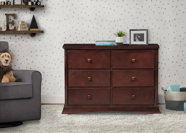Delta Children Bentley 6-Drawer Dresser, Chocolate